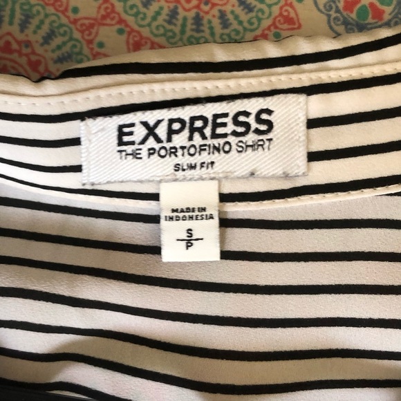 EXPRESS- The Portofino Shirt. Size small/petite. - Picture 3 of 5
